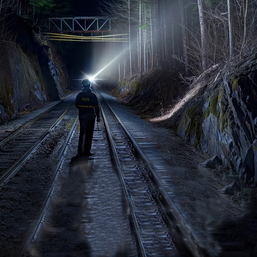 Multifunctional 5-LED headlamp (head-mounted)