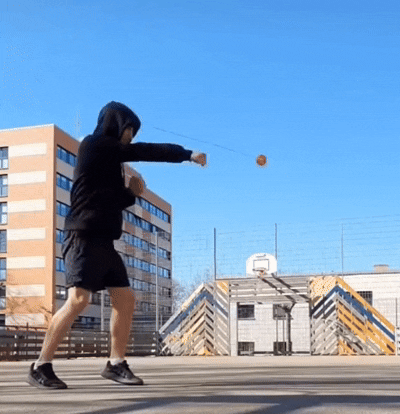 Headband boxing reflex training ball