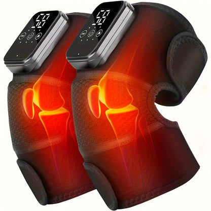 3-in-1 heated massager for knees, shoulders, and elbows