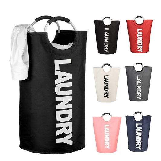 Foldable Aluminum Handle Storage Basket