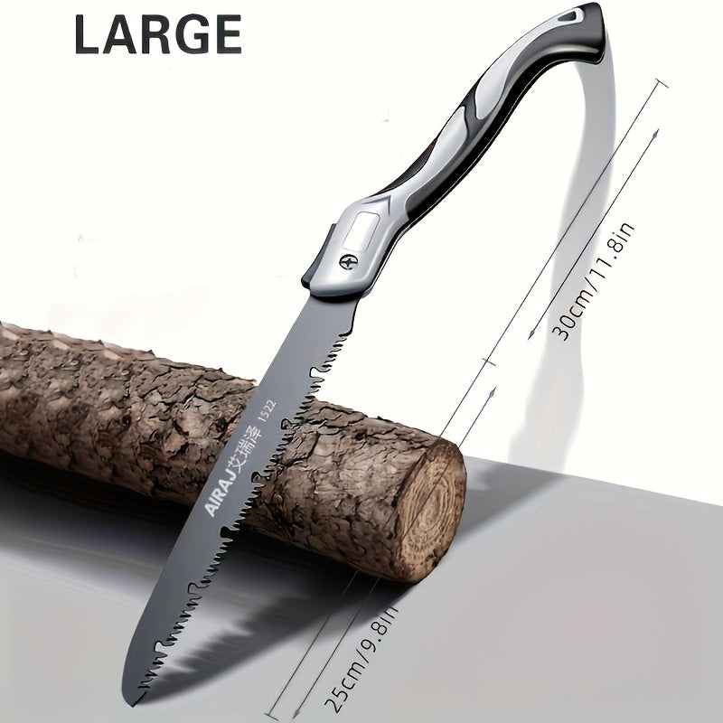 Industrial-grade steel folding saw