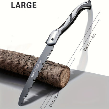 Industrial-grade steel folding saw