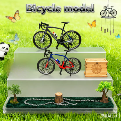 Retro metal bicycle model kit