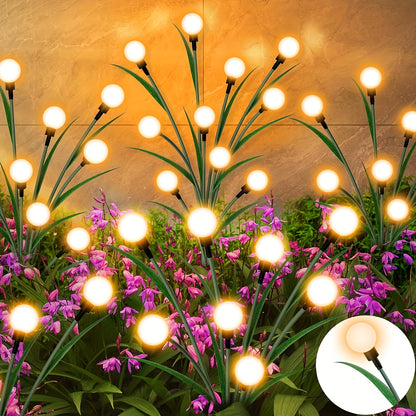 💡LED solar firefly lights