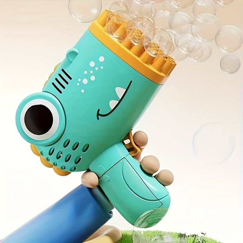 Fully automatic handheld bubble machine