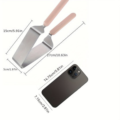 Stainless steel cake slicer