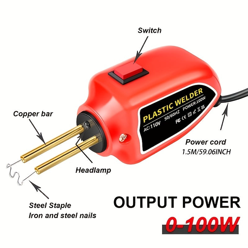 Portable Rechargeable Cordless Plastic Welding Machine Set