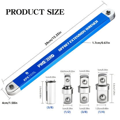 2-in-1 Multifunctional Ratchet Offset Extension Wrench(🔥12,000 units sold)