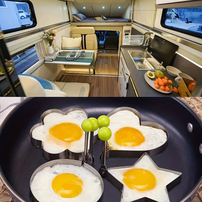 🍳Thickened stainless steel egg frying mold