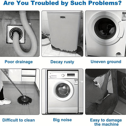 🛠️Universal Shock-absorbing and Anti-slip Mat for Washing Machines