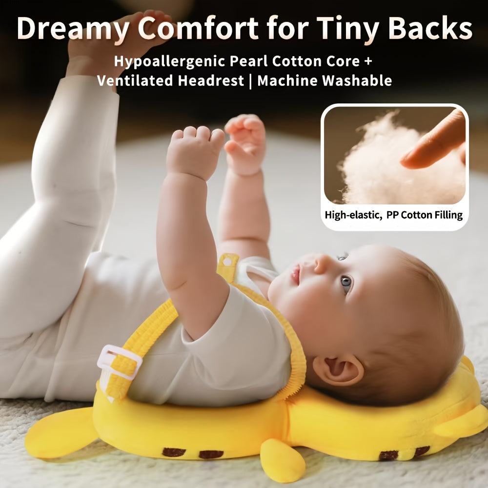 Soft headrest to protect infants and toddlers from falls