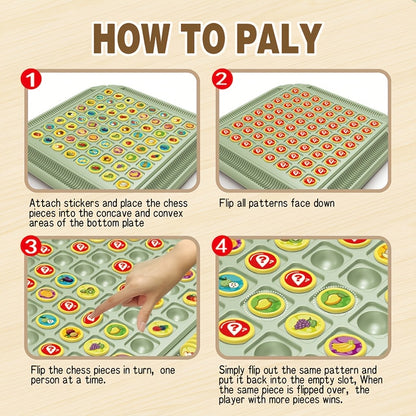 Fruit Flip Memory Board Game