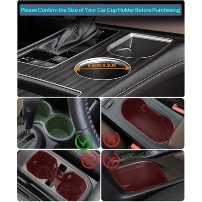 Multifunctional car tray cup holder organizer