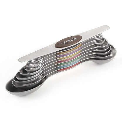 9 magnetic measuring spoons