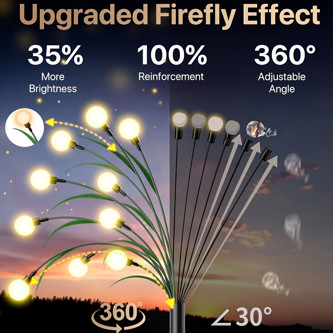💡LED solar firefly lights