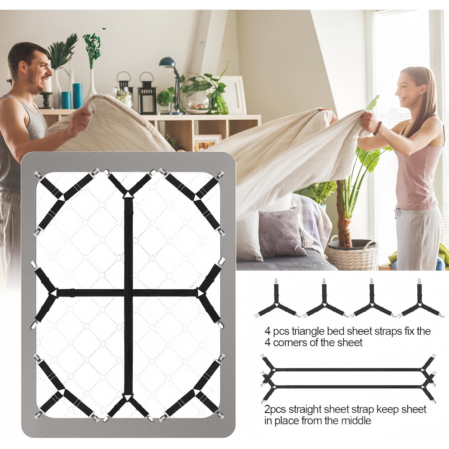 🔥【Hot Selling 20,000 Pieces】Adjustable Sheet Clip