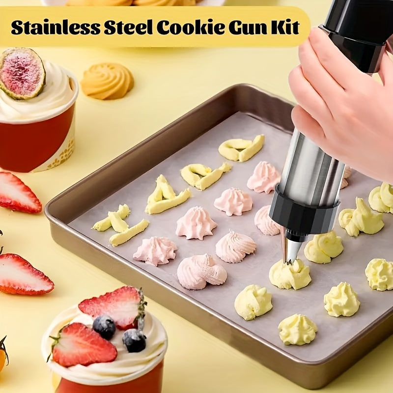 22-piece cookie press/extruder set