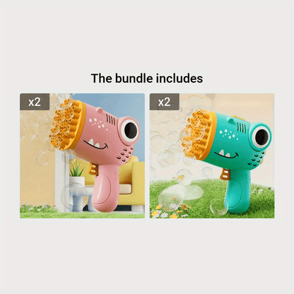 Fully automatic handheld bubble machine