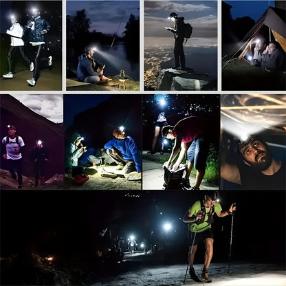 Multifunctional 5-LED headlamp (head-mounted)