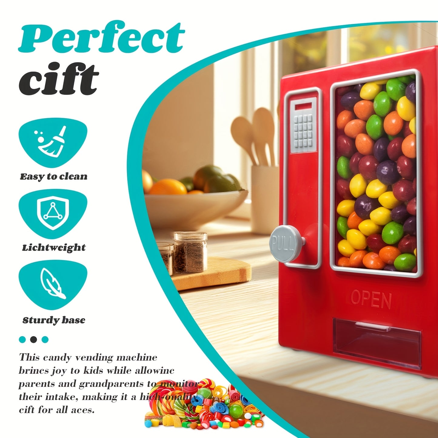 🍬Retro Mini Candy Vending Machine