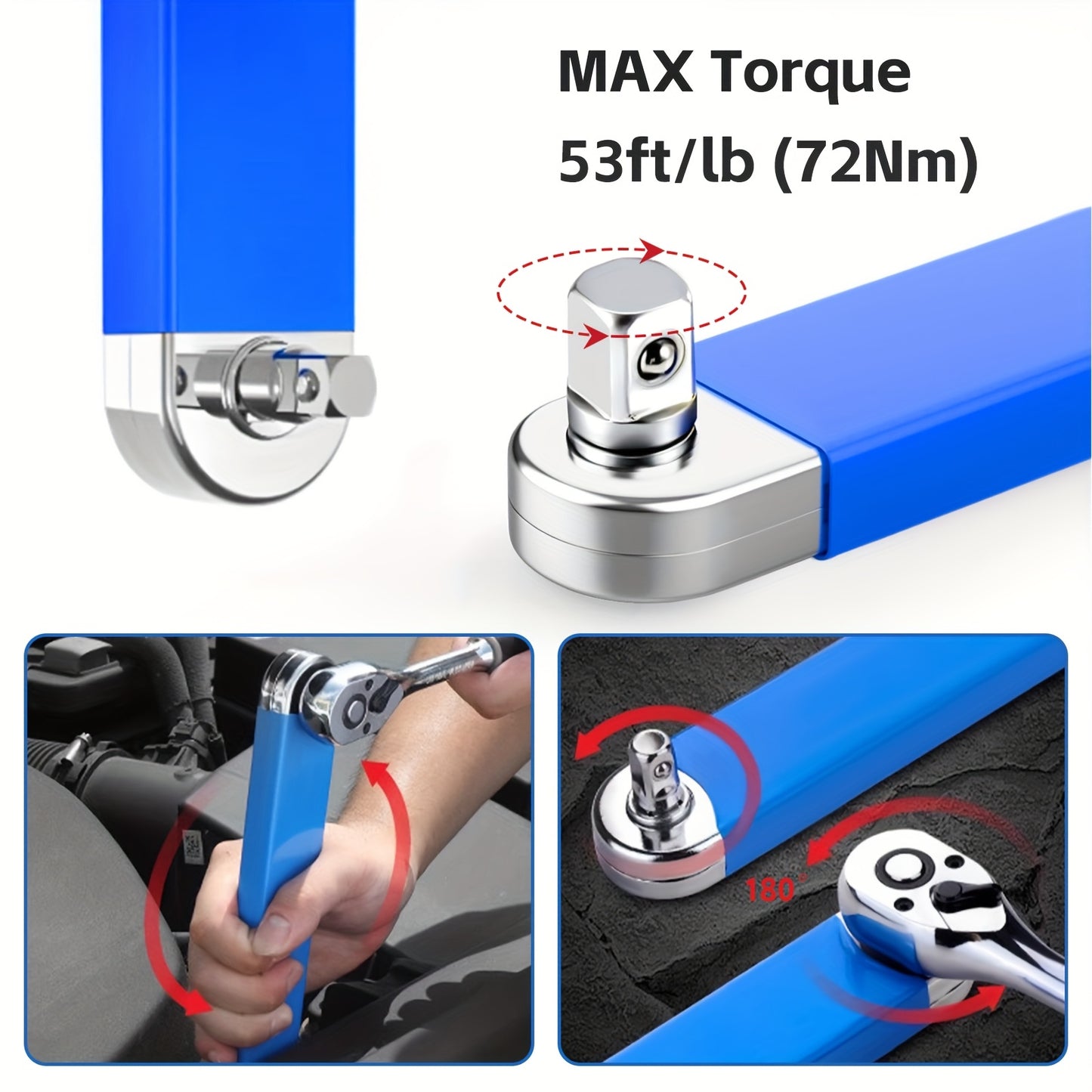 2-in-1 Multifunctional Ratchet Offset Extension Wrench(🔥12,000 units sold)