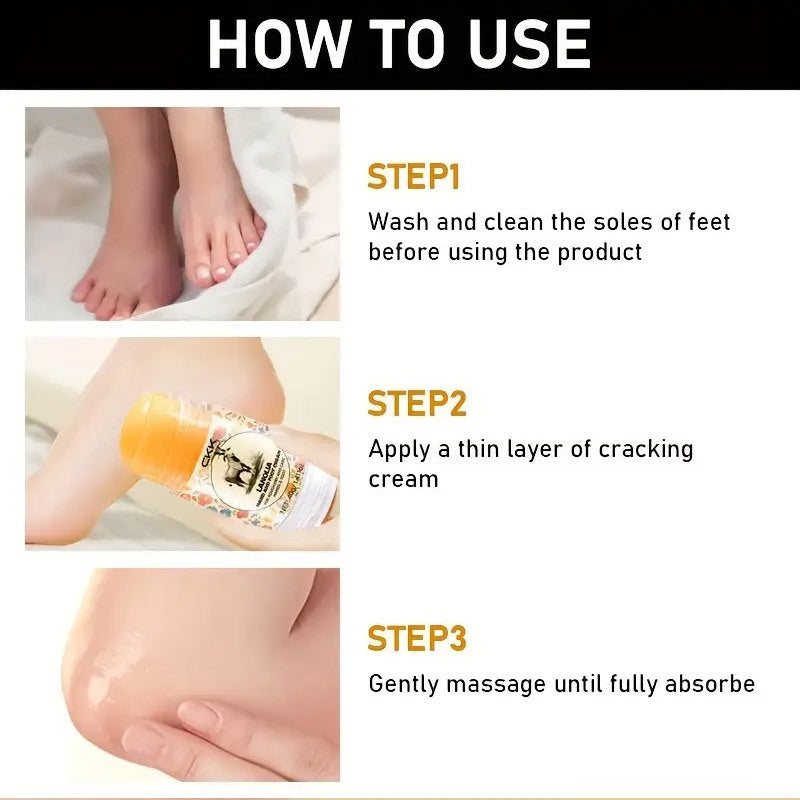 Foot cream for cracked heels