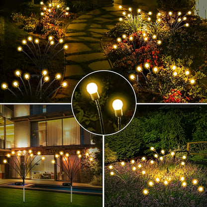 💡LED solar firefly lights