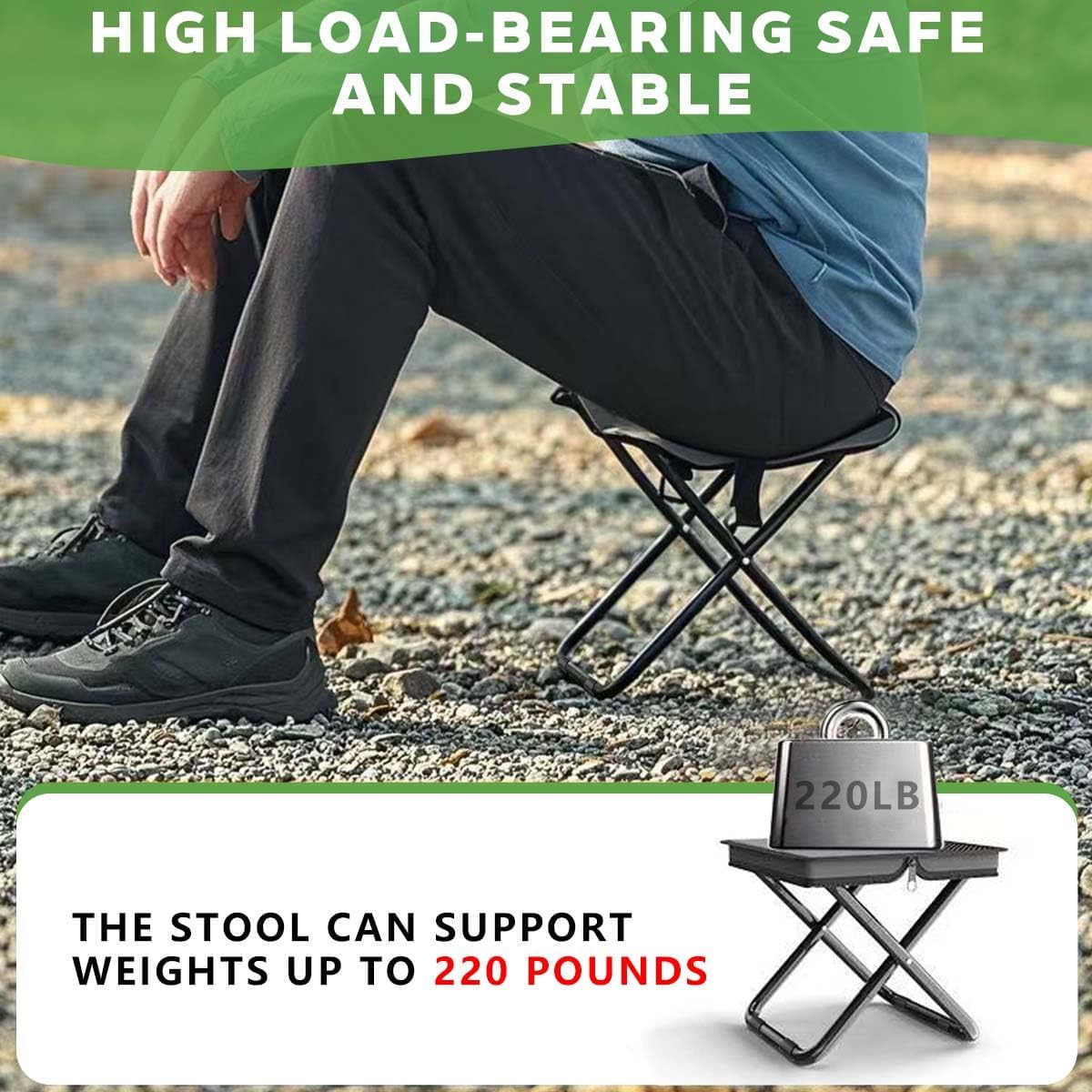 🔥✨Portable Folding Camping Stool