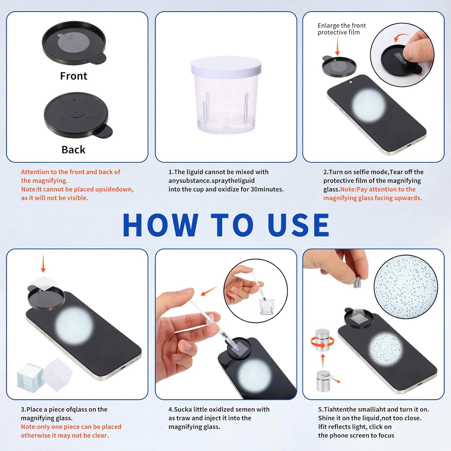 Sperm Magnifying Glass