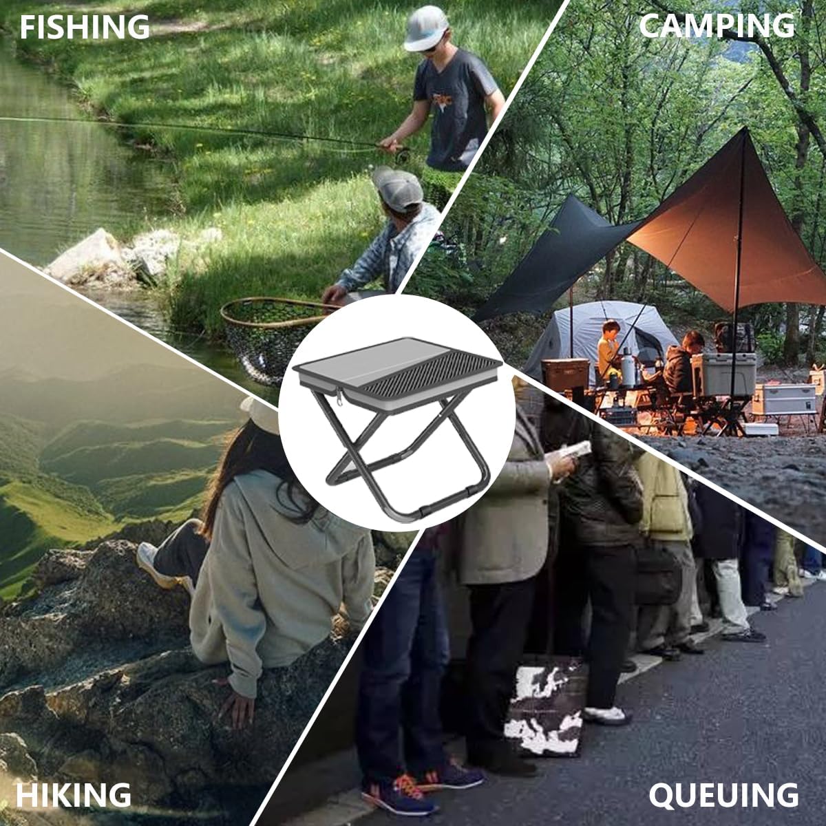 🔥✨Portable Folding Camping Stool