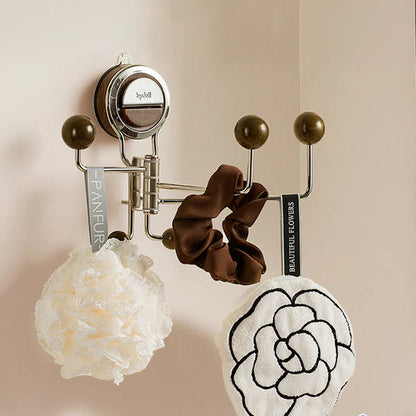 No-Drill Rotating Suction Hooks – Strong Hold, Easy Wall Installation