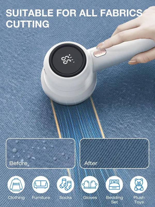 Rechargeable LED Display Electric Hair Remover