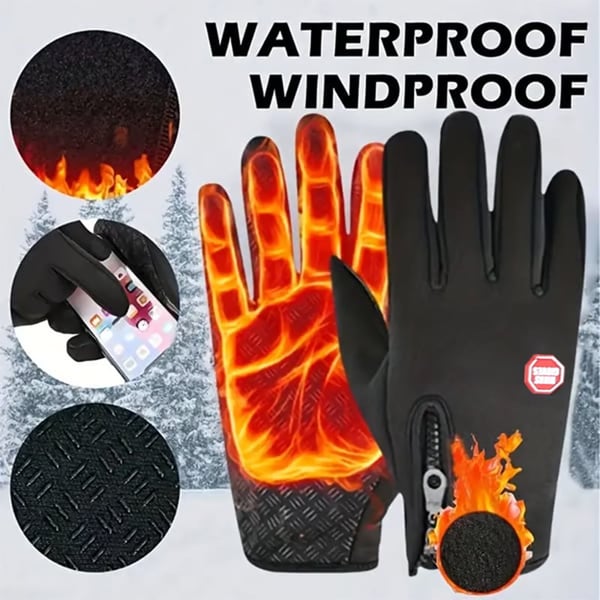 🏆Ultimate Waterproof & Windproof Thermal Non-Slip Gloves