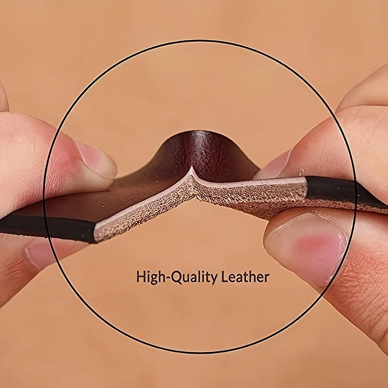 🔥【Limited-time special offer】Handcrafted from high-quality full-grain buffalo leather, durable and with adjustable sizing.