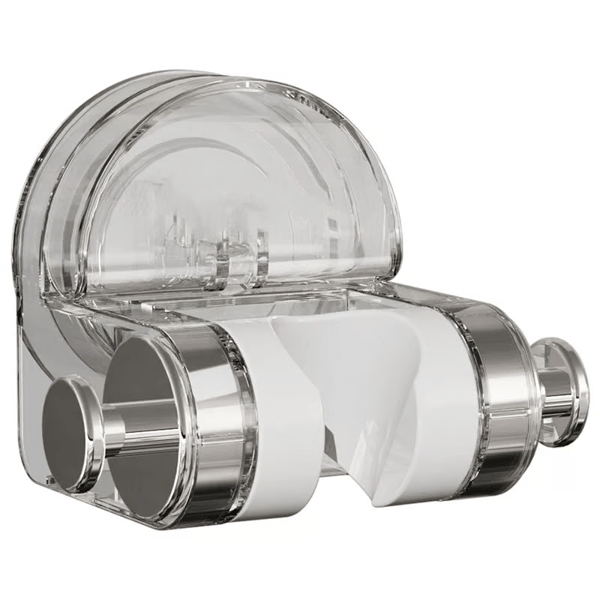 Integrated Suction Cup Shower Rack Wall Mounted Non Perforated Shower Fixture