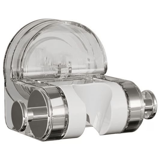 Integrated Suction Cup Shower Rack Wall Mounted Non Perforated Shower Fixture