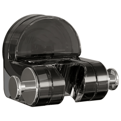 Integrated Suction Cup Shower Rack Wall Mounted Non Perforated Shower Fixture