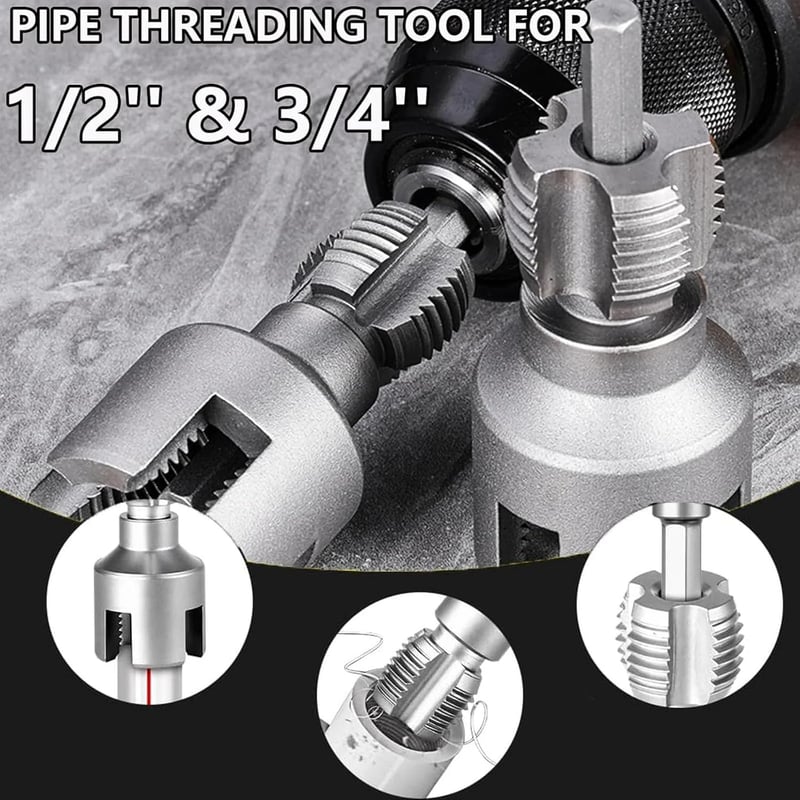🛠️ Pipe Tapping and Threading Tool