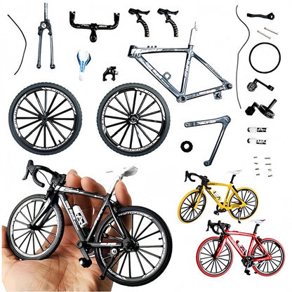 Retro metal bicycle model kit