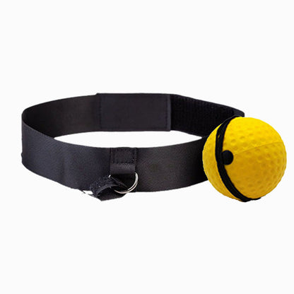 Headband boxing reflex training ball