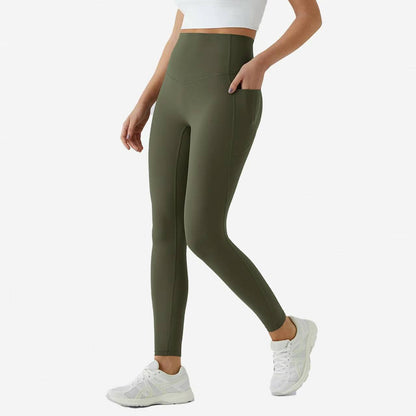 High-waisted tummy control and shaping training leggings