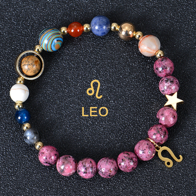 Eight planets and 12 constellations bracelet